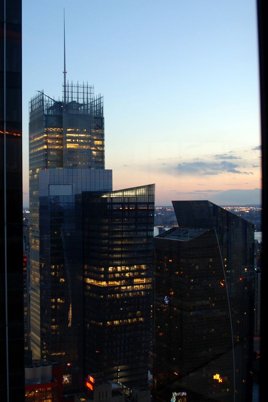 New York City Times Square 11F New York Times Building, 11 Times Square, Westin Hotel From The Marriott Hotel View Rooftop Restaurant